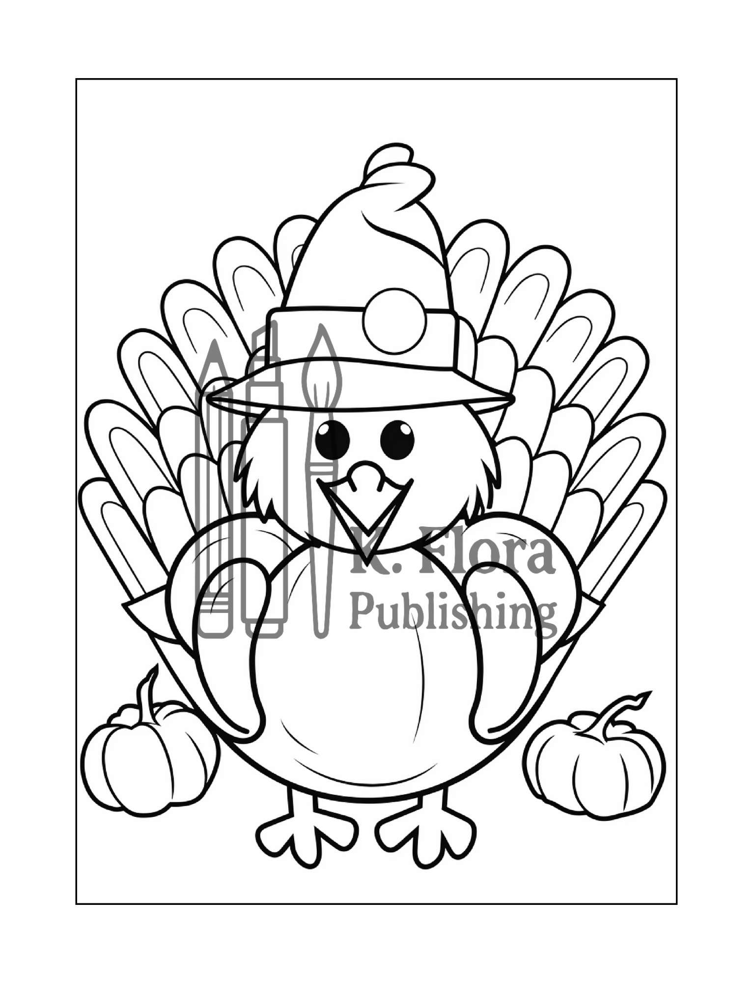 Thanksgiving Coloring Book for Kids - Image 3