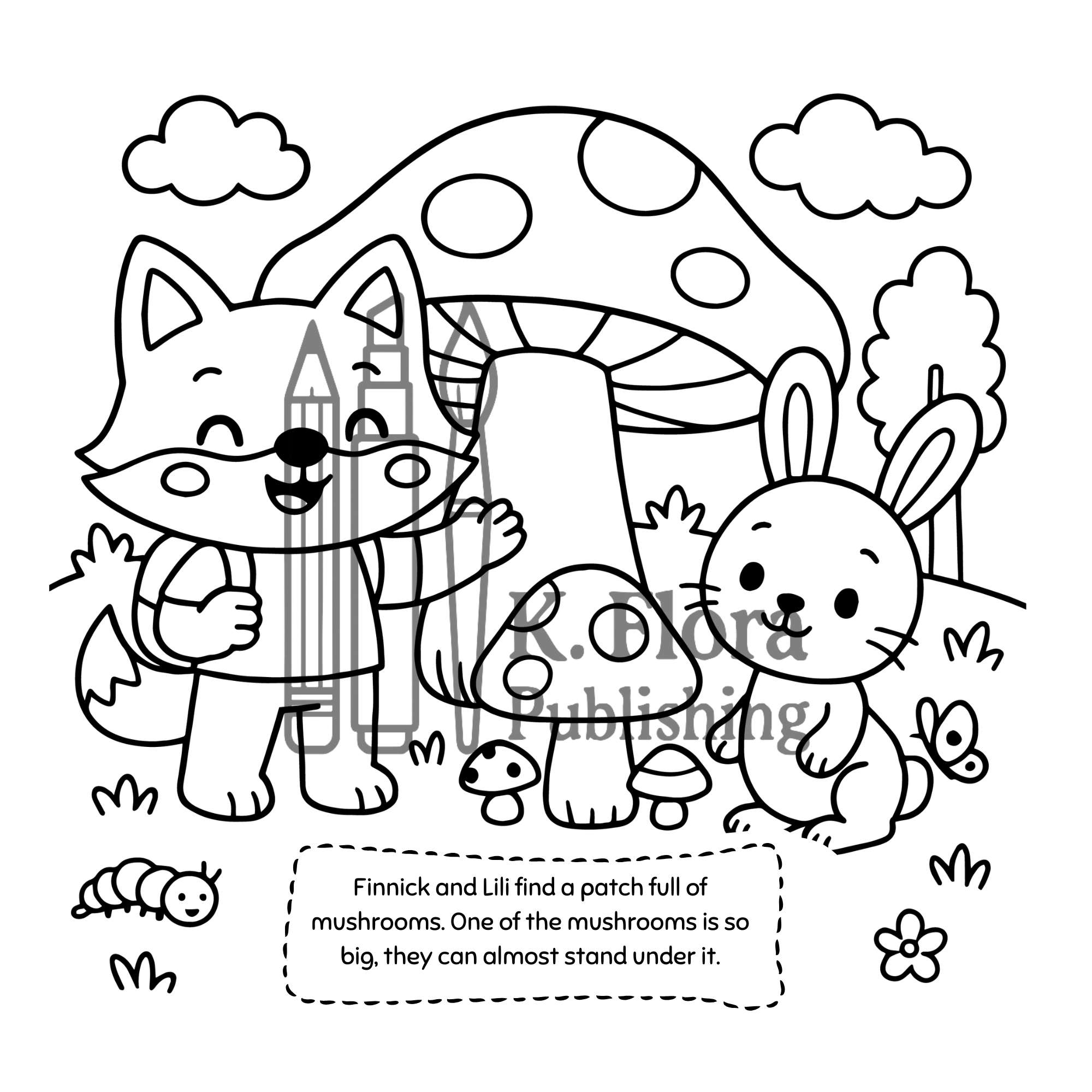 Finnick’s Forest Adventure Cute Coloring Book for Kids Ages 4–8 - Image 5
