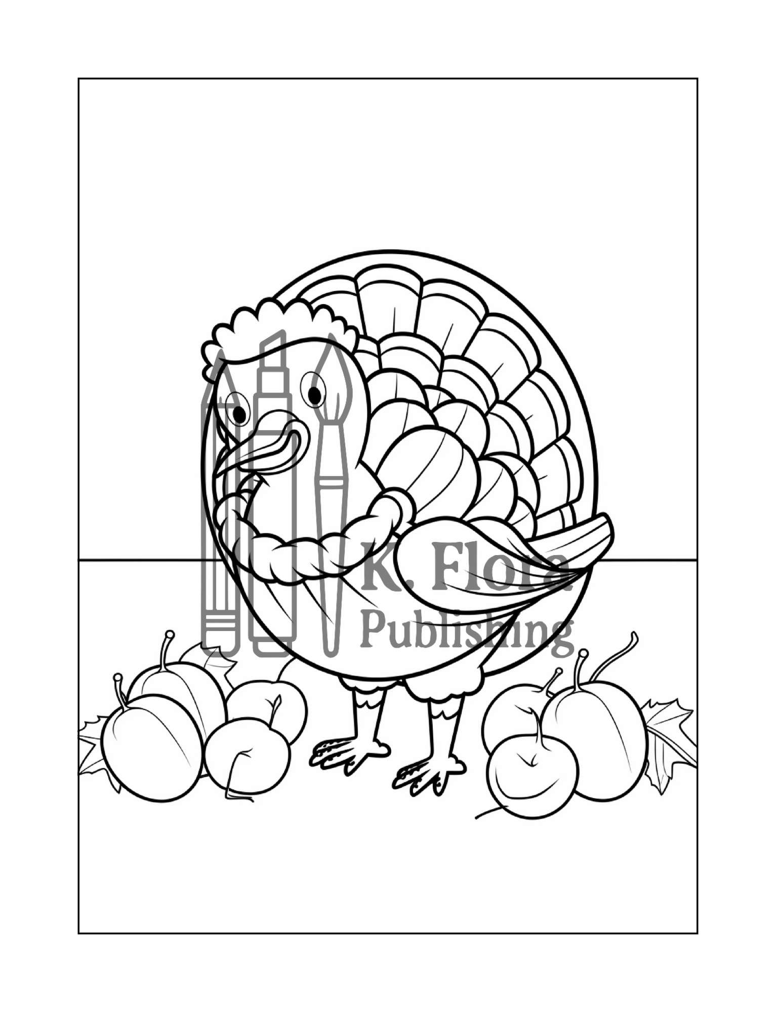 Thanksgiving Coloring Book for Kids - Image 8
