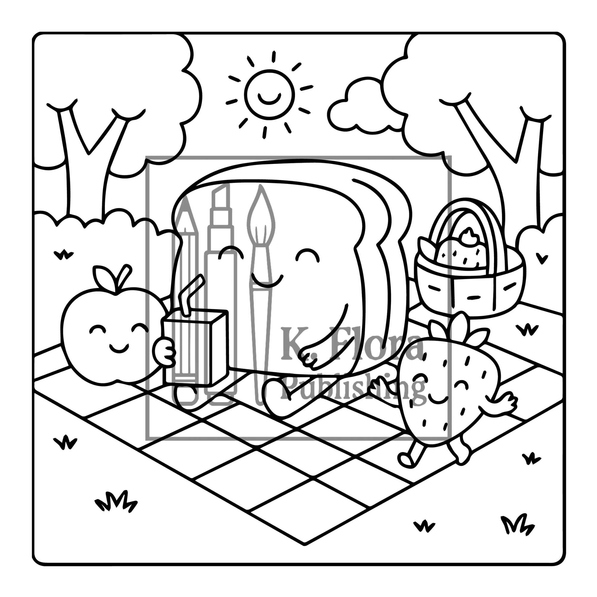 Cozy Foodie - Coloring book for Adults and Teens - Image 2