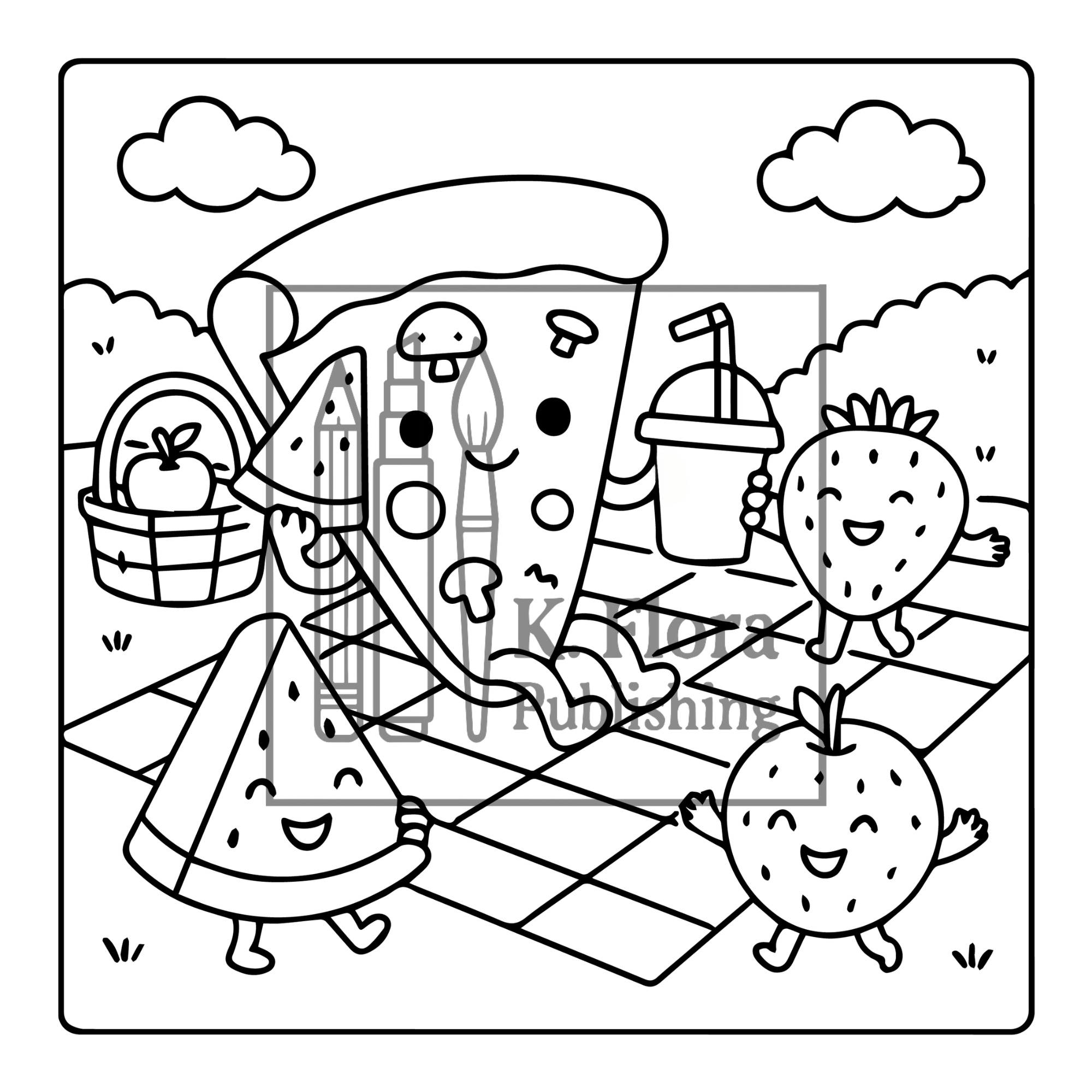 Cozy Foodie - Coloring book for Adults and Teens - Image 6