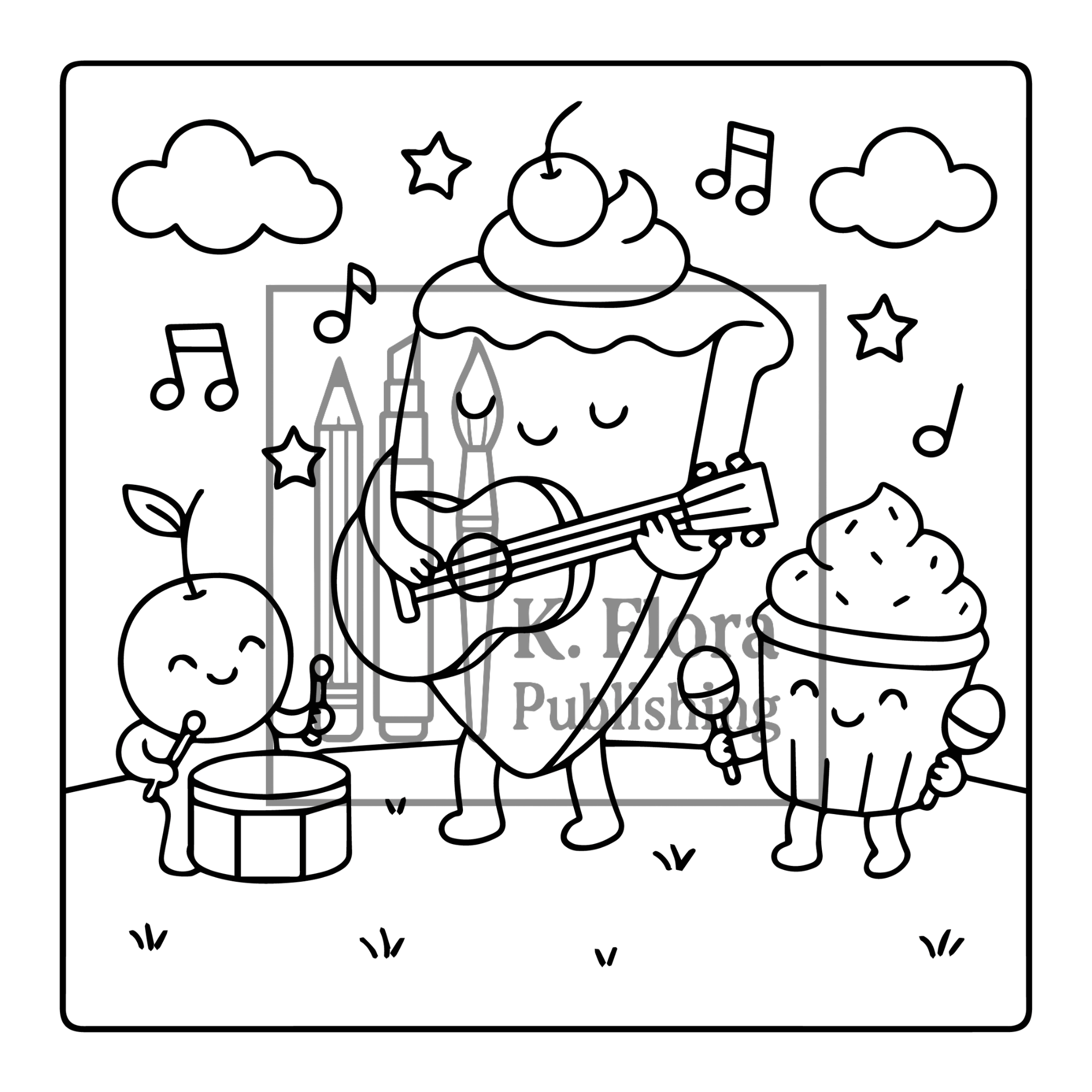 Cozy Foodie - Coloring book for Adults and Teens - Image 9