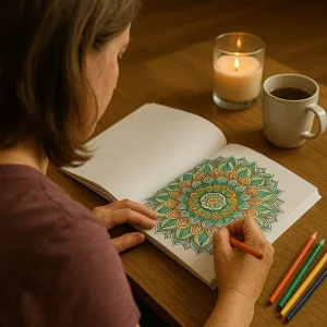 coloring mandala for relaxation