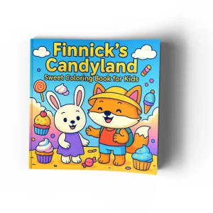 Finnick CandyLand Coloring book for kids