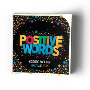 Positive Words Coloring Book
